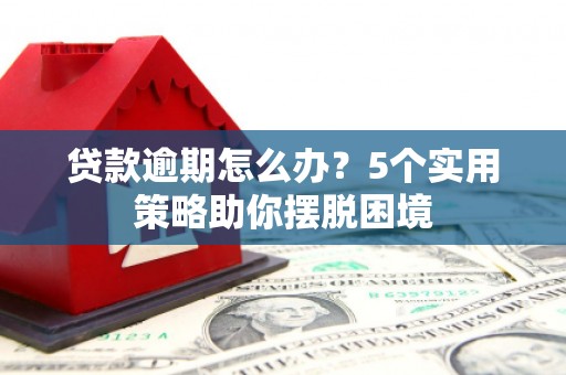 遂川贷款逾期怎么办？5个实用策略助你摆脱困境