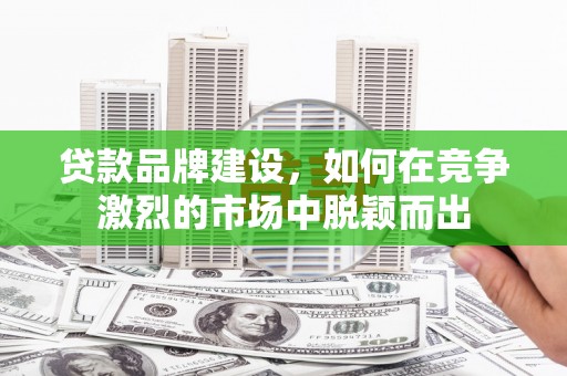 遂川贷款品牌建设，如何在竞争激烈的市场中脱颖而出