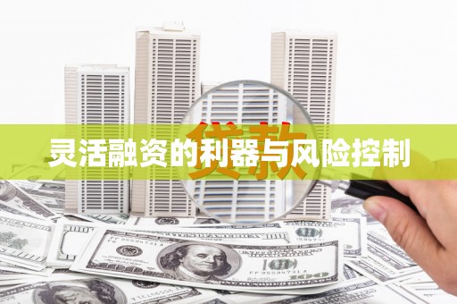 遂川灵活融资的利器与风险控制