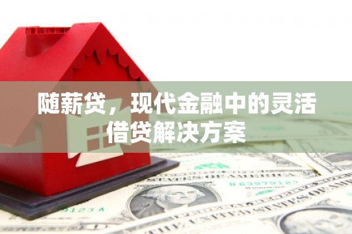 遂川随薪贷，现代金融中的灵活借贷解决方案