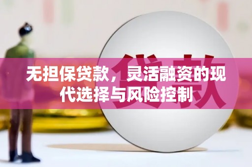 遂川无担保贷款，灵活融资的现代选择与风险控制