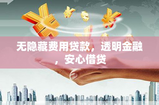 遂川无隐藏费用贷款，透明金融，安心借贷