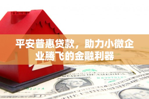 遂川平安普惠贷款，助力小微企业腾飞的金融利器