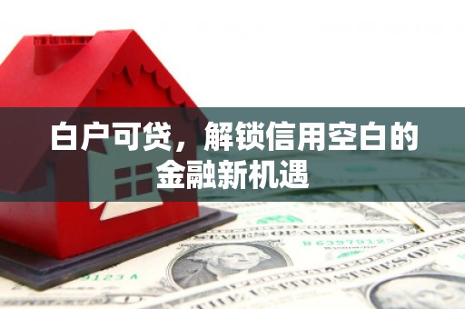 遂川白户可贷，解锁信用空白的金融新机遇