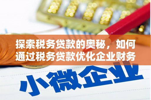 遂川探索税务贷款的奥秘，如何通过税务贷款优化企业财务