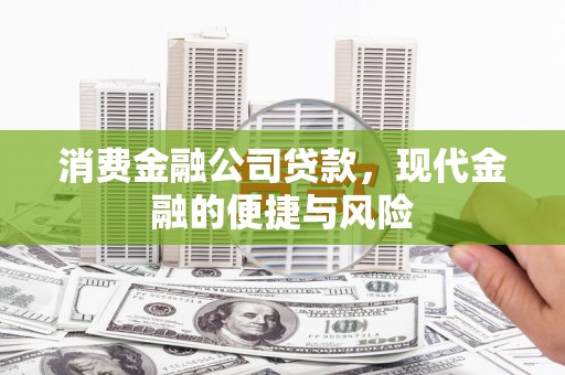 遂川消费金融公司贷款，现代金融的便捷与风险