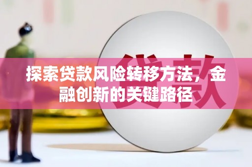 遂川探索贷款风险转移方法，金融创新的关键路径