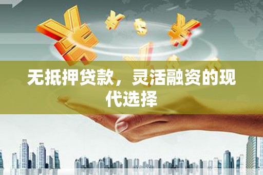 遂川无抵押贷款，灵活融资的现代选择