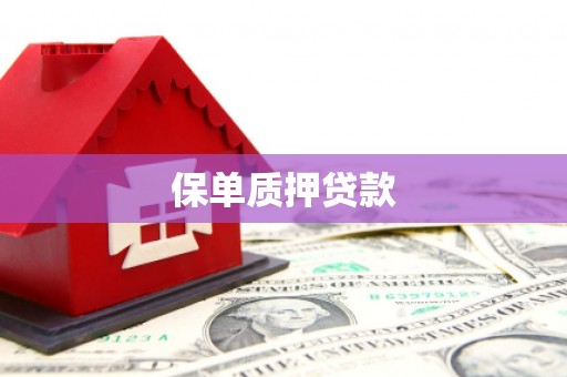 遂川保单质押贷款