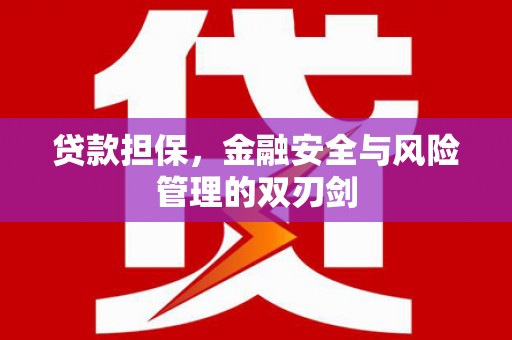 遂川贷款担保，金融安全与风险管理的双刃剑