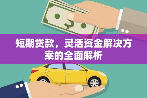 遂川短期贷款，灵活资金解决方案的全面解析